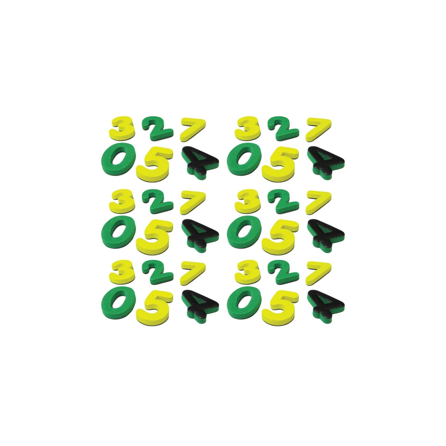 Teacher Created Resources® Magnetic Foam: Small Numbers, 60 Pieces Per Pack, 6 Packs