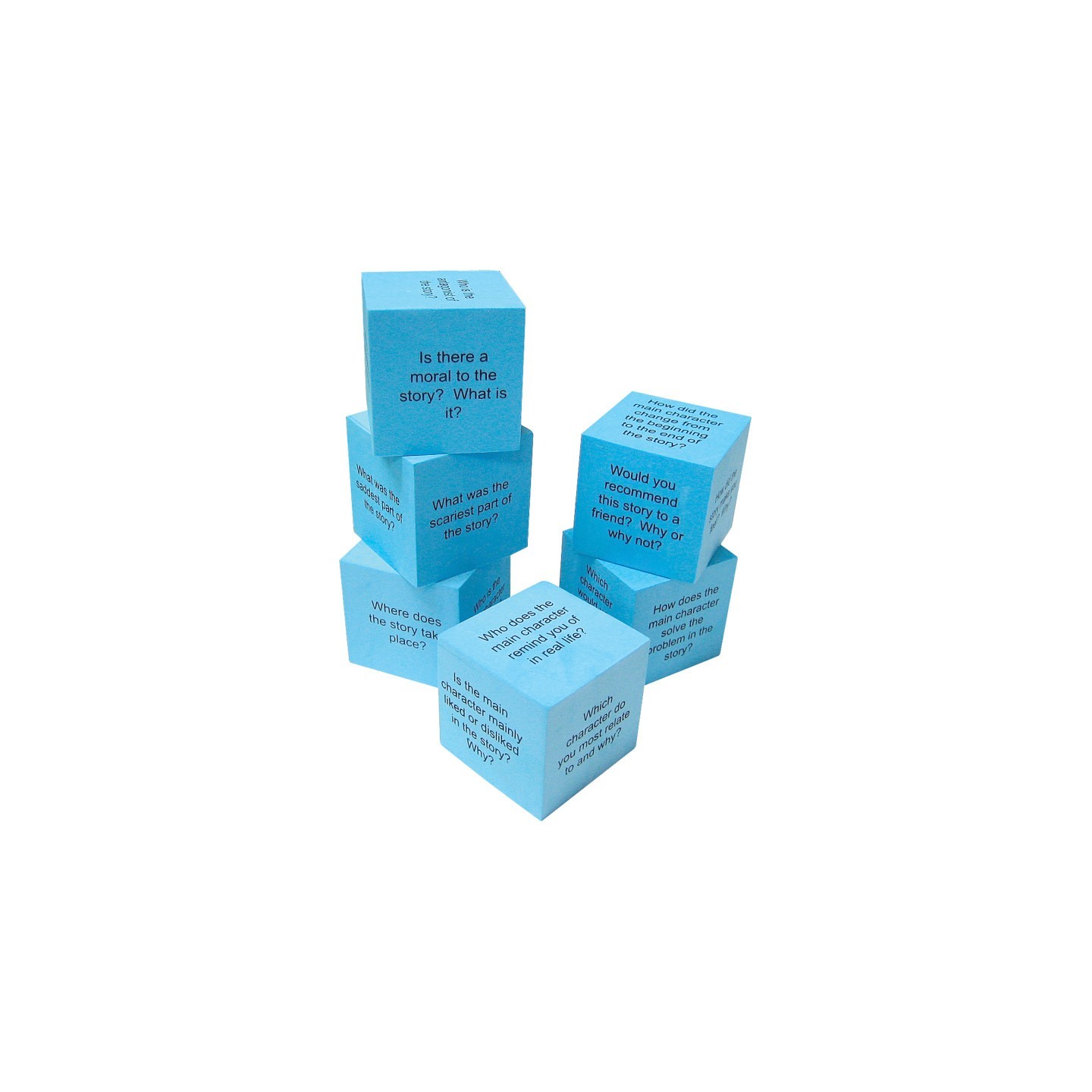 Teacher Created Resources® Foam Reading Comprehension Cubes, Pack of 6