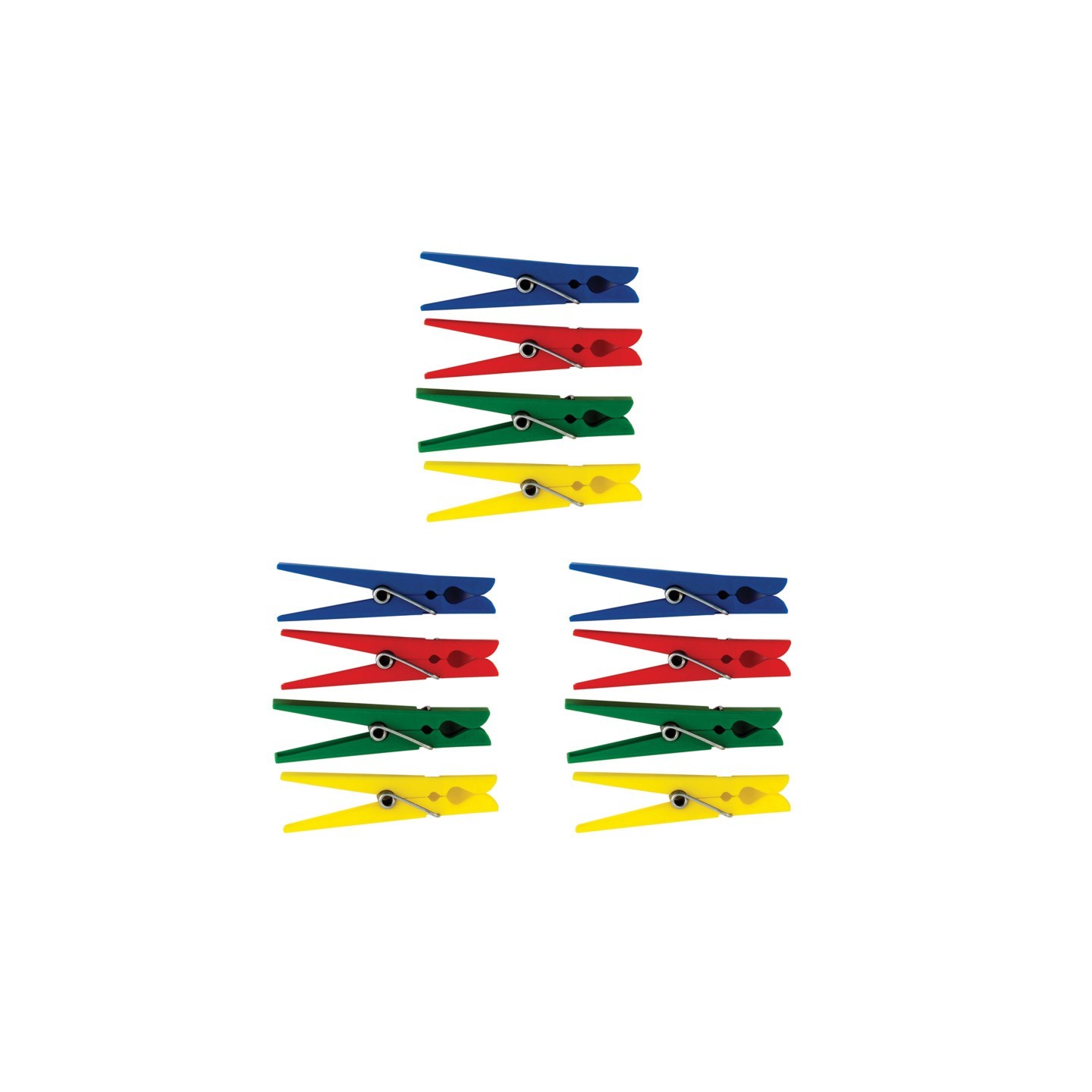 Teacher Created Resources® Plastic Clothespins, 40 Per Pack, 3 Packs