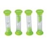 Teacher Created Resources® 5 Minute Sand Timers - Small, Green, Pack of 4