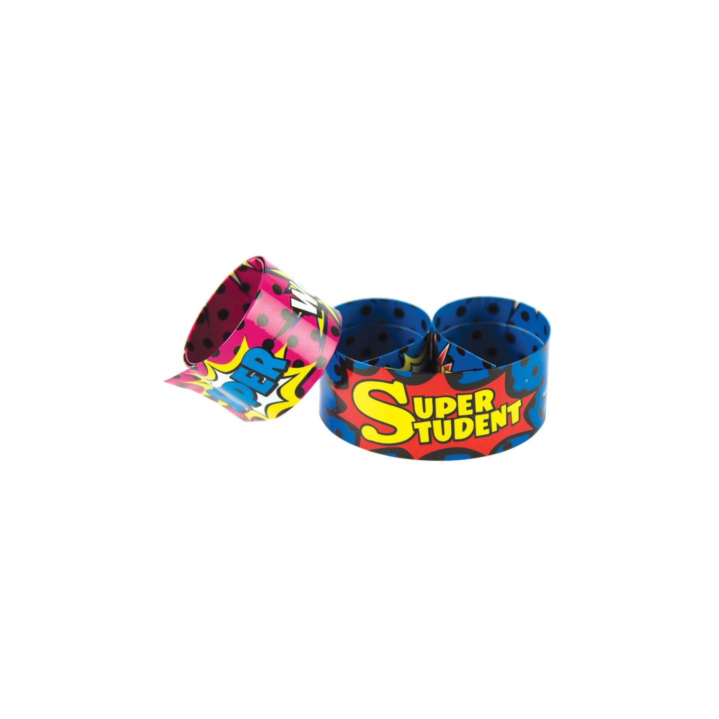 Teacher Created Resources® Superhero Super Student Slap Bracelets, 10/Pack