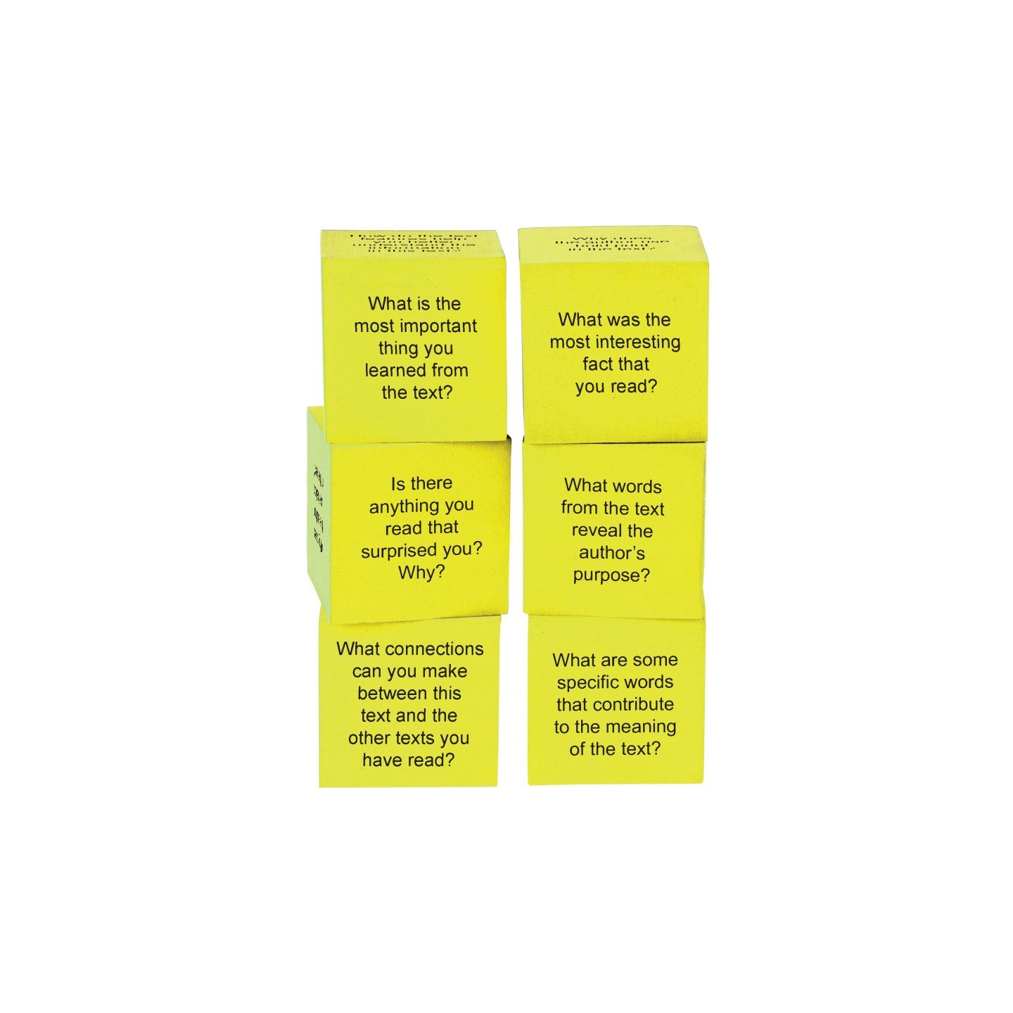 Teacher Created Resources® Foam Nonfiction Comprehension Cubes