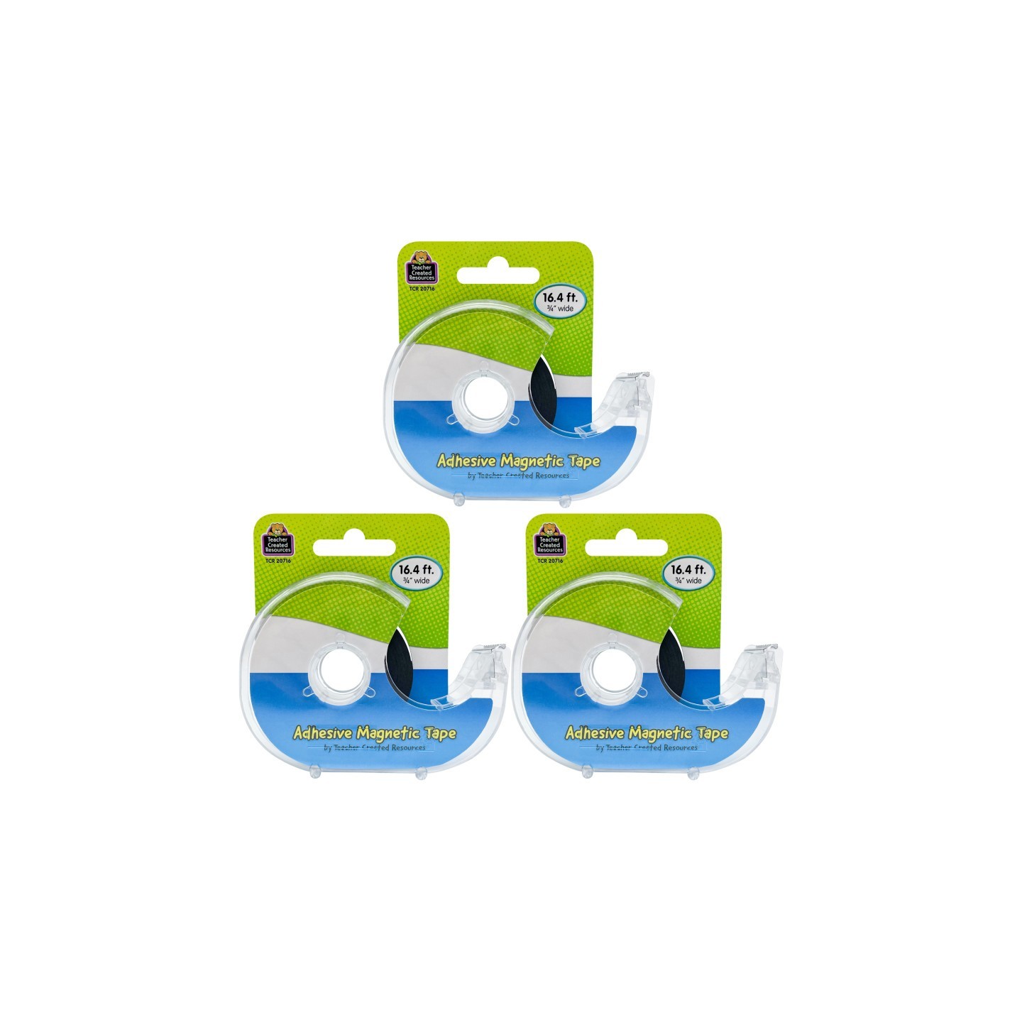 Teacher Created Resources® Adhesive Magnetic Tape, Pack of 3