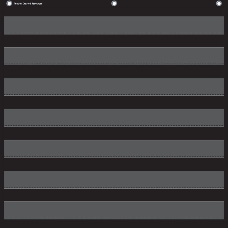 Teacher Created Resources® Black 7 Pocket Chart