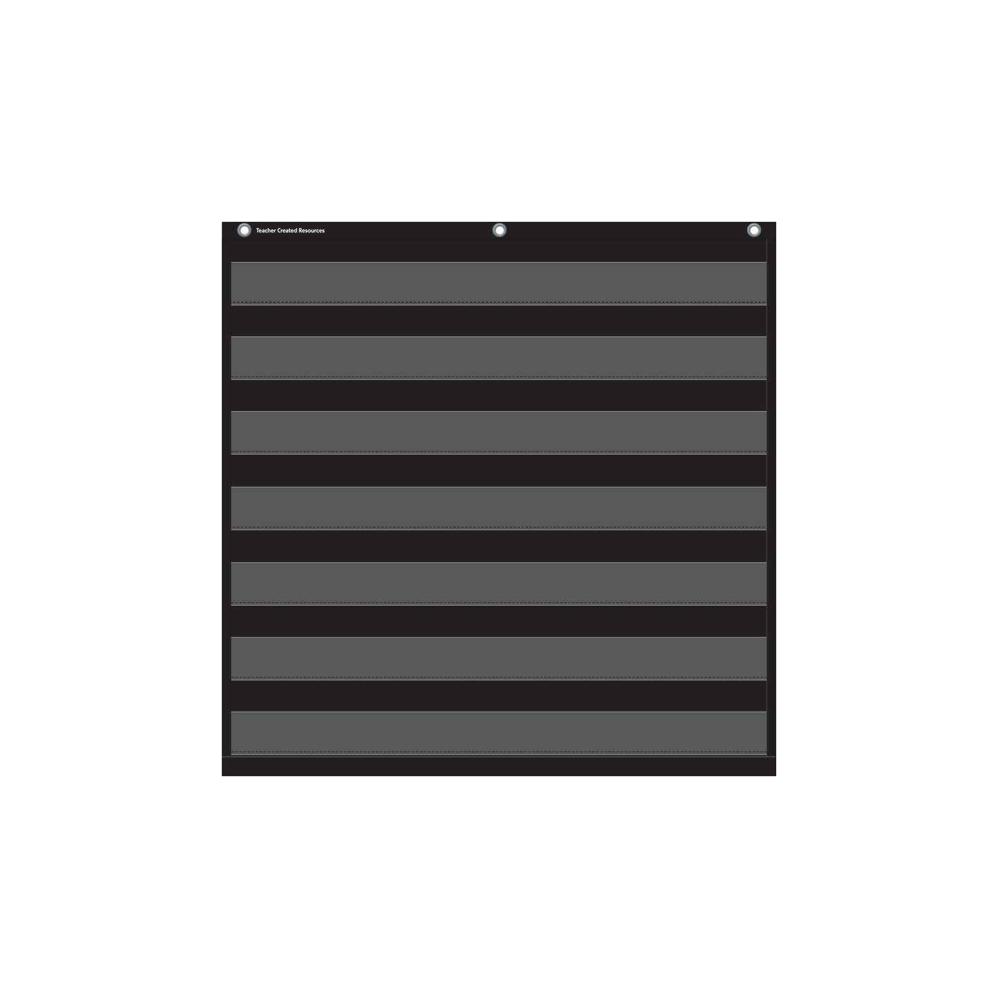 Teacher Created Resources® Black 7 Pocket Chart