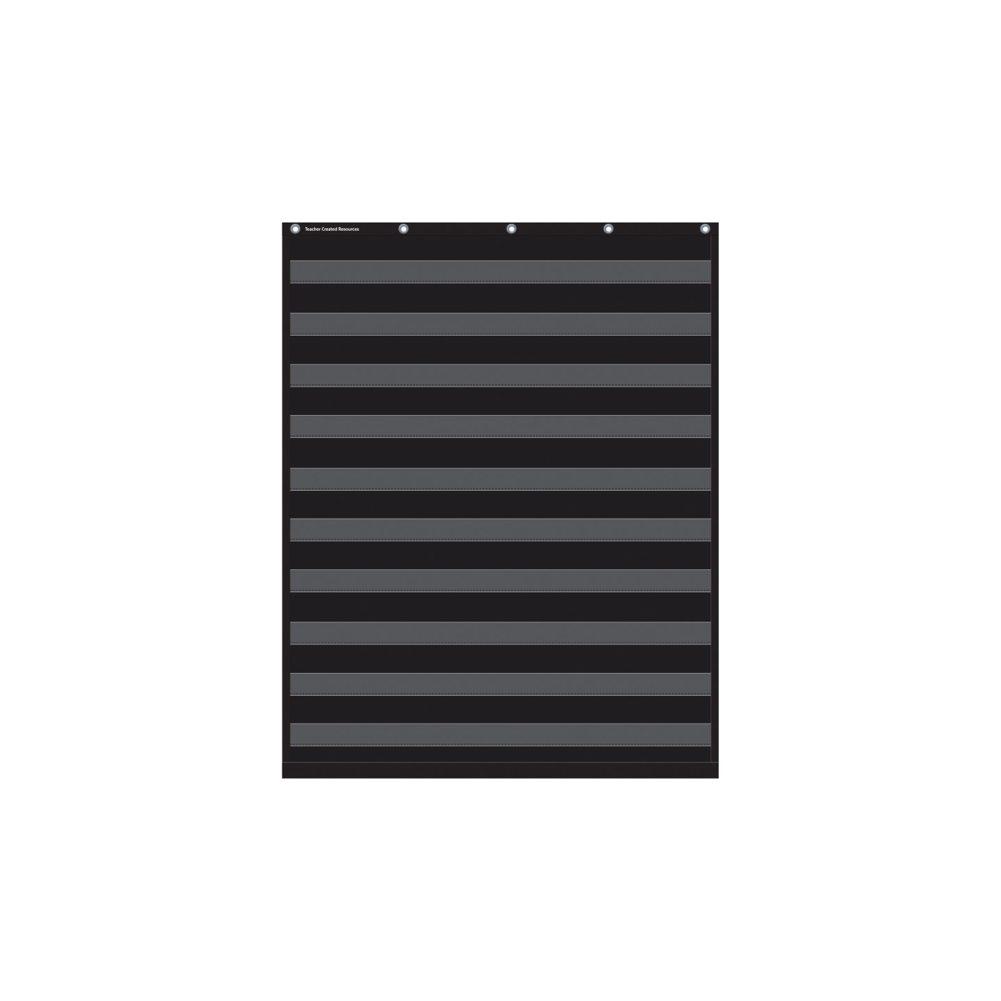 Teacher Created Resources® Black 10 Pocket Chart