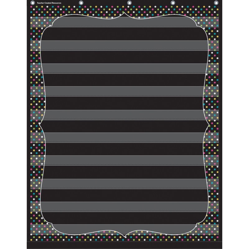 Teacher Created Resources® Chalkboard Brights 10 Pocket Chart