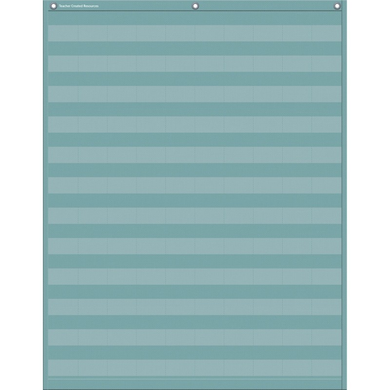 Teacher Created Resources® Calming Colors 1-120 Pocket Chart, 28" x 39"
