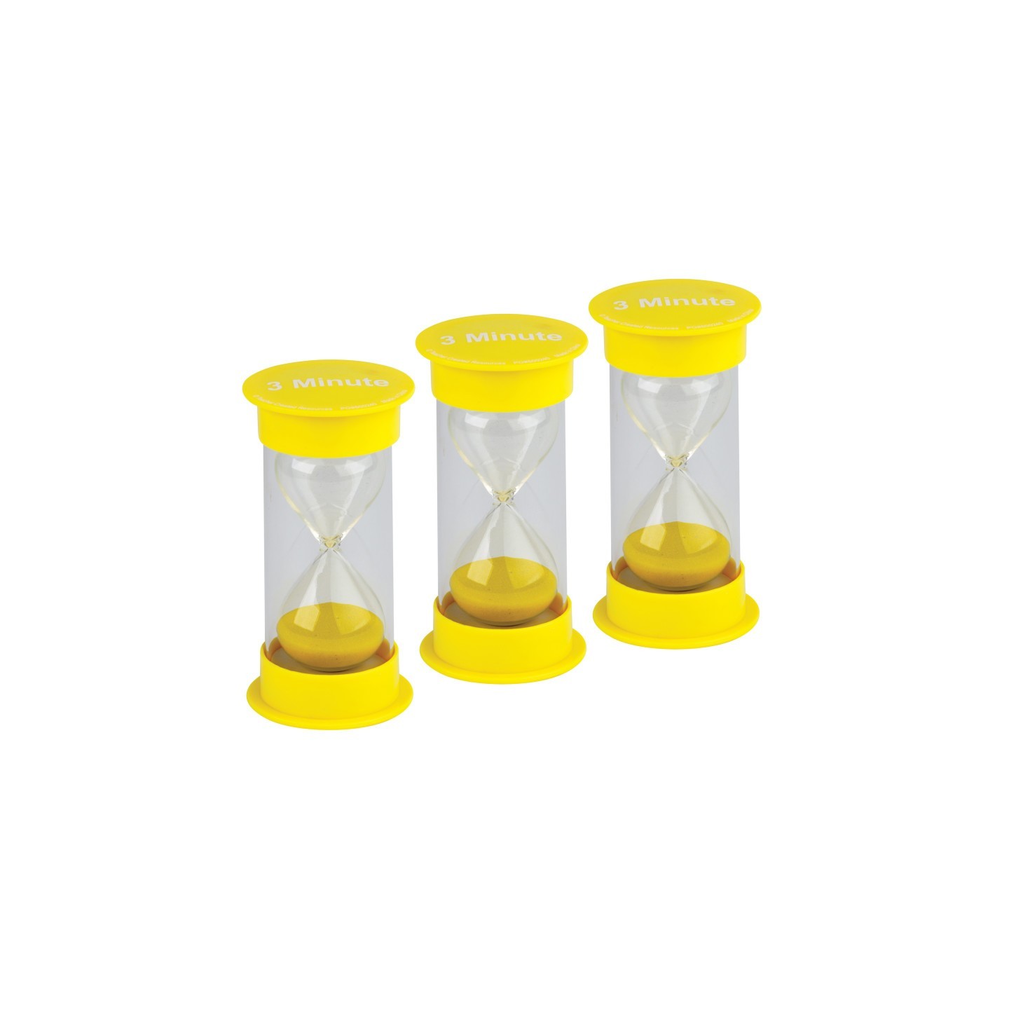 Teacher Created Resources® Sand Timer, Medium, 3 Minute, Pack of 3
