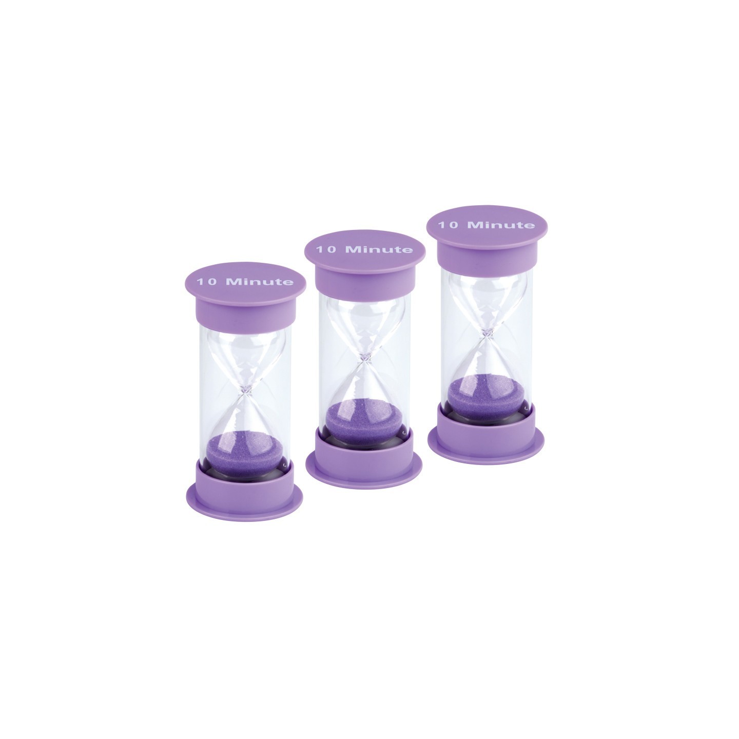 Teacher Created Resources® Sand Timer, Medium, 10 Minute, Pack of 3