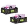Teacher Created Resources® Chalkboard Brights Storage Bin, 16" x 11" x 5", Pack of 2
