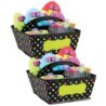 Teacher Created Resources® Chalkboard Brights Storage Caddy, 9" x 9" x 6", Pack of 2
