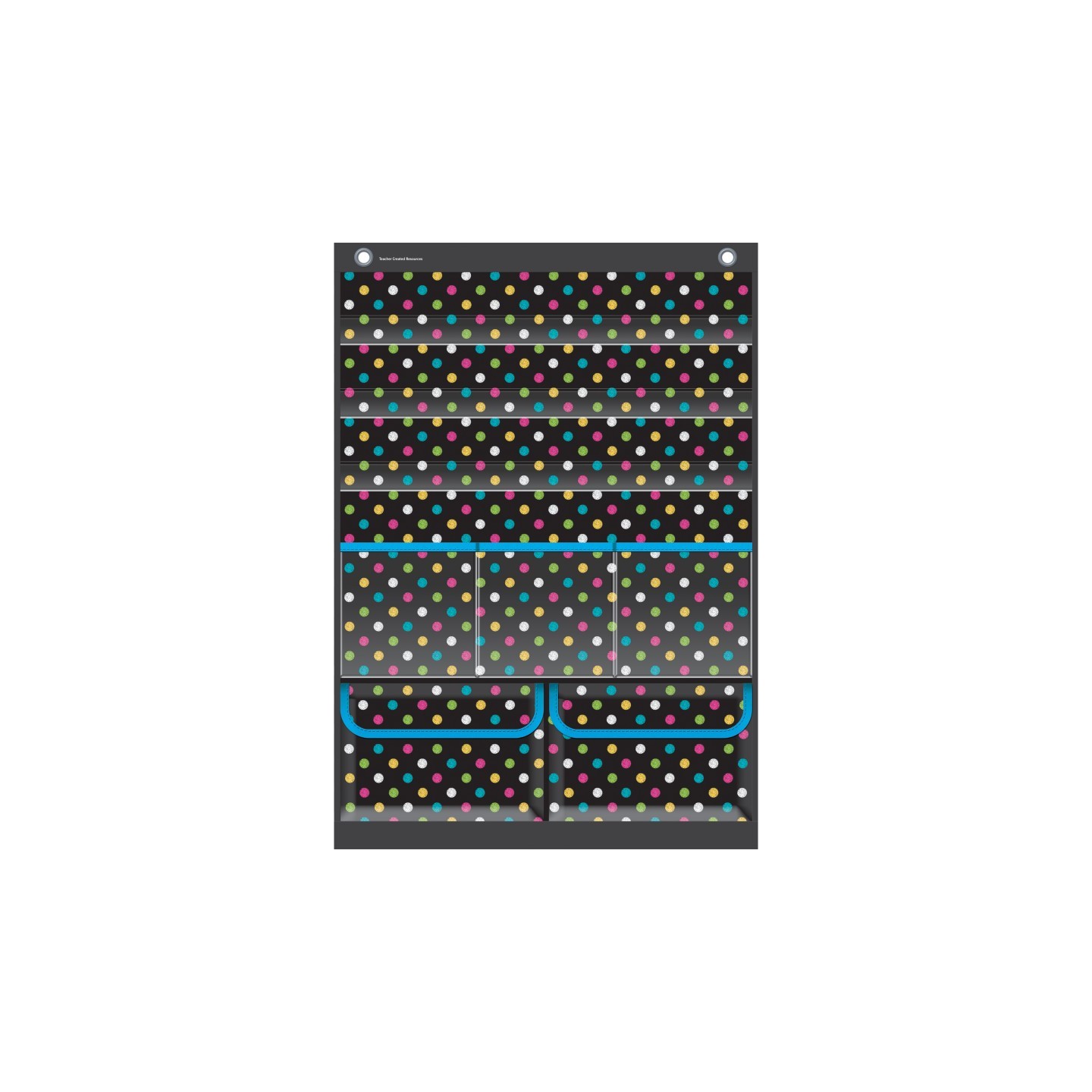 Teacher Created Resources® Chalkboard Brights Place Value Pocket Chart