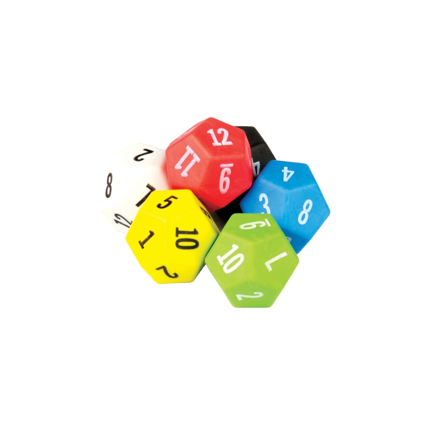 Teacher Created Resources® 12 Sided Dice, Pack of 6
