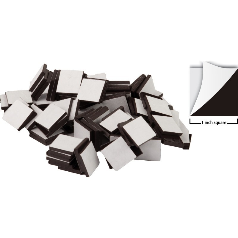 Teacher Created Resources® Adhesive Magnetic Squares, 1" sq, Pack of 50