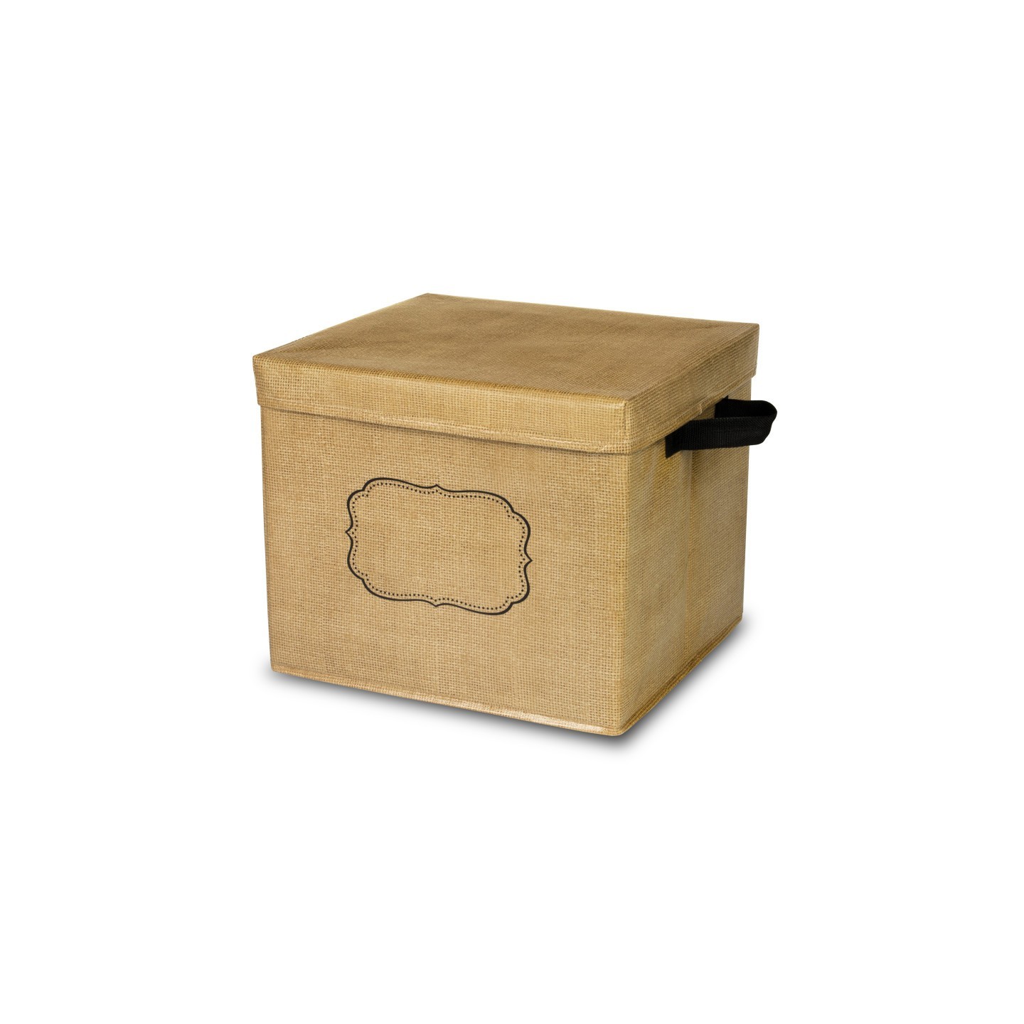 Teacher Created Resources® Burlap Design Storage Box with Lid