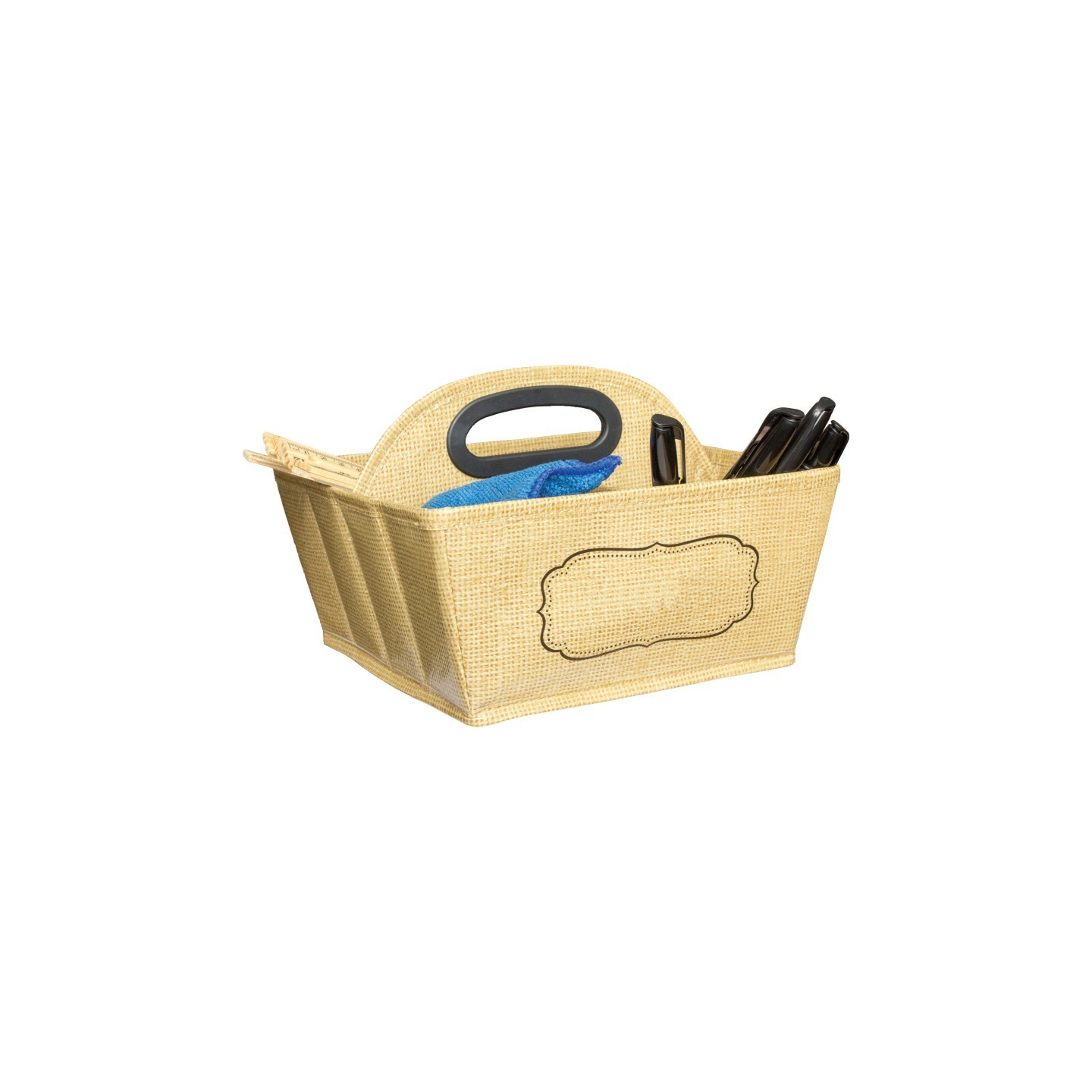 Teacher Created Resources® Burlap Design Storage Caddy