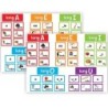 Teacher Created Resources® Long Vowels Pocket Chart Cards, 205 Pieces Per Pack, 2 Packs
