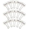 Teacher Created Resources® Confetti Large Binder Clips, Management, 5 Per Pack, 3 Packs