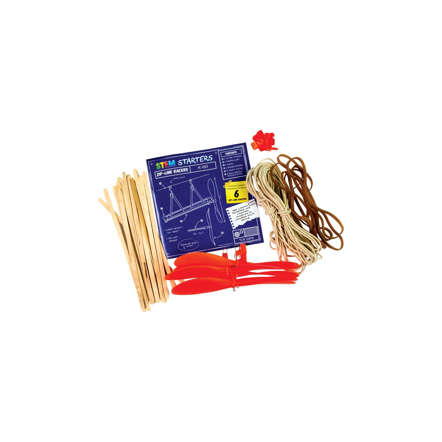 Teacher Created Resources® STEM Starters, Zip-Line Racers