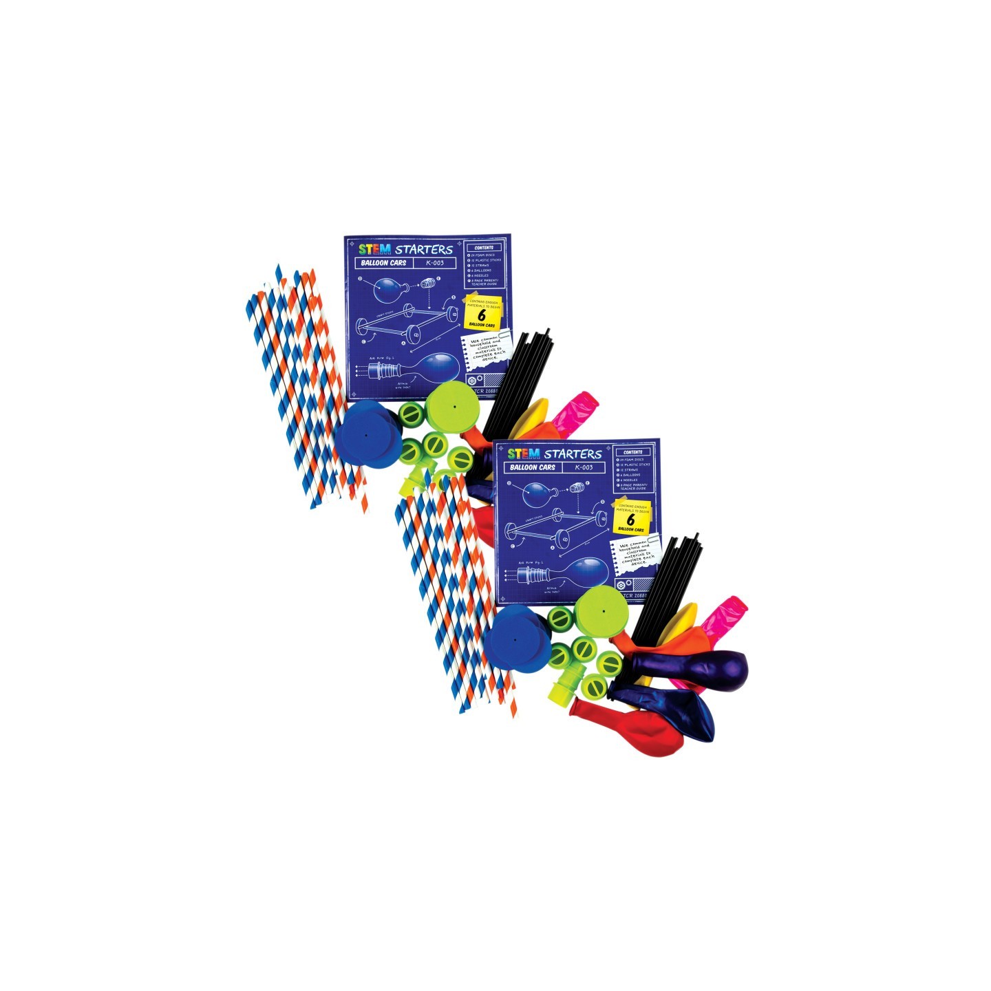 Teacher Created Resources® STEM Starters Set, Balloon Cars, Pack of 2