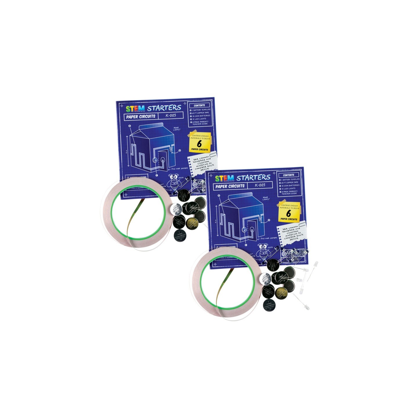 Teacher Created Resources® STEM Starters Set, Paper Circuits, Pack of 2