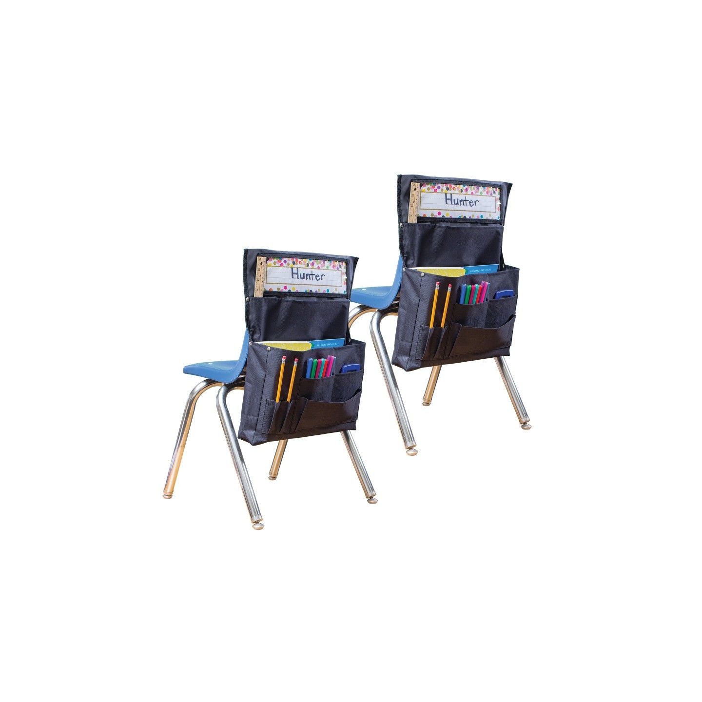 Teacher Created Resources® Black Chair Pocket, Pack of 2