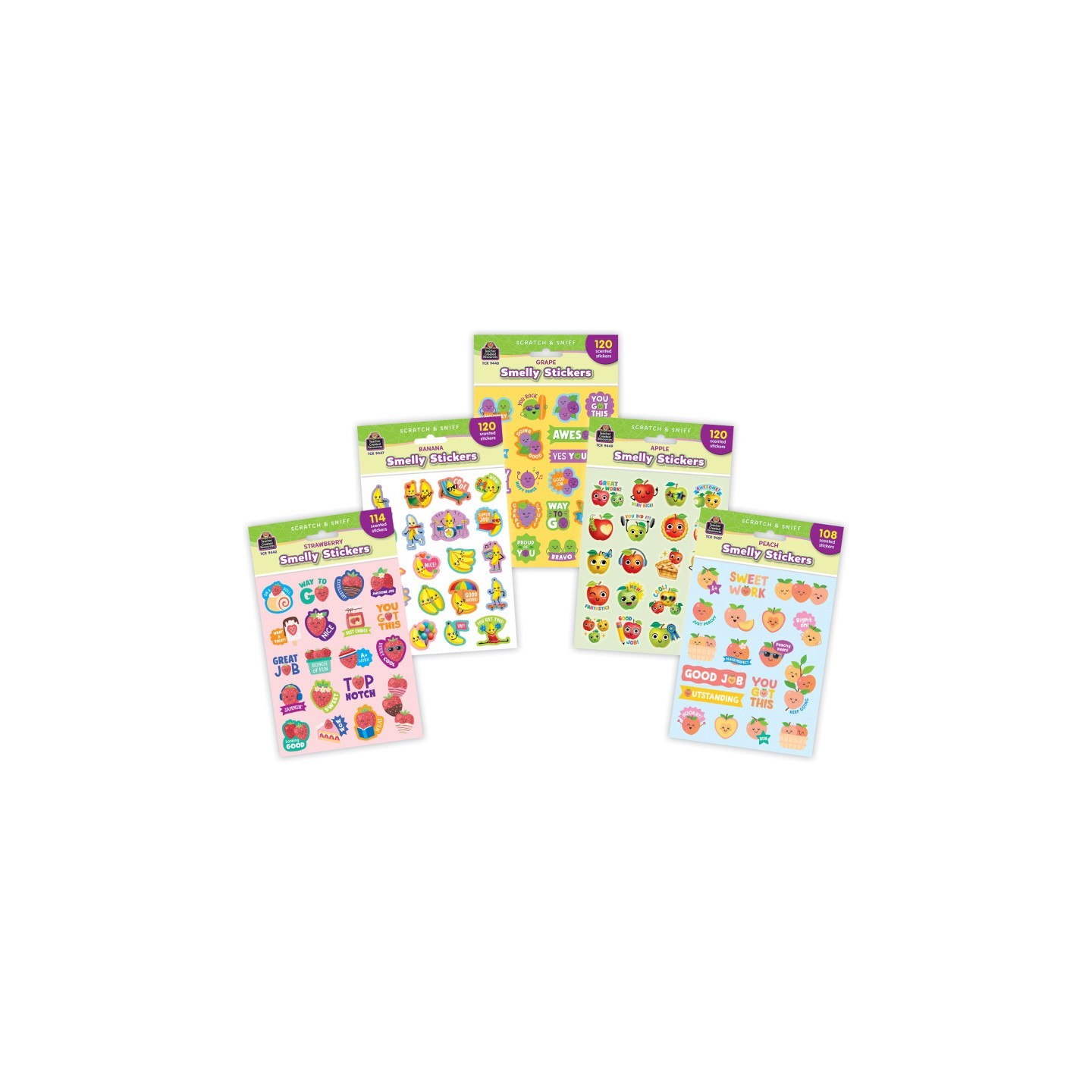 Teacher Created Resources® Fruit Pop Smelly Stickers, 582 Stickers