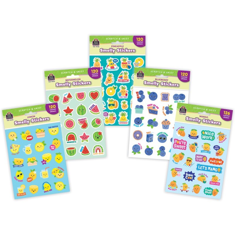 Teacher Created Resources® Fruit Smoothie Smelly Stickers, 606 Stickers