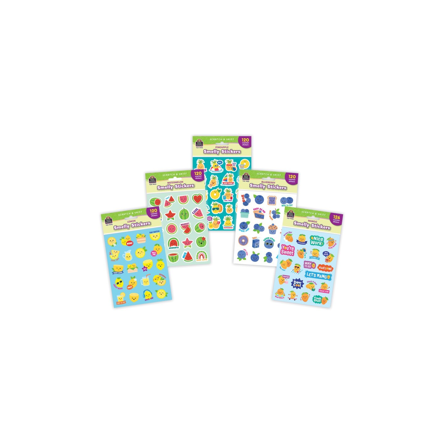 Teacher Created Resources® Fruit Smoothie Smelly Stickers, 606 Stickers