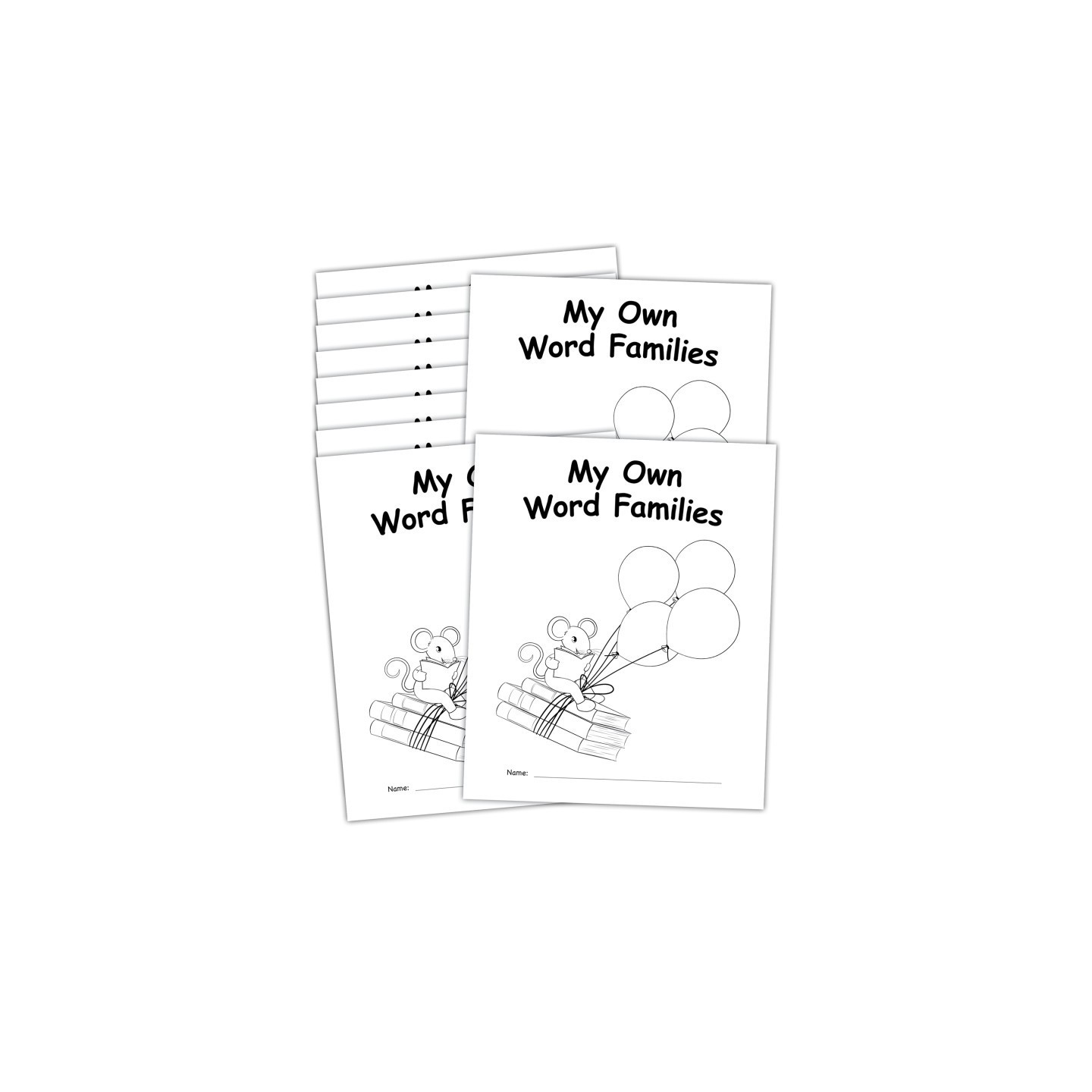 Teacher Created Resources® My Own Books: My Word Families Book, 10 Pack