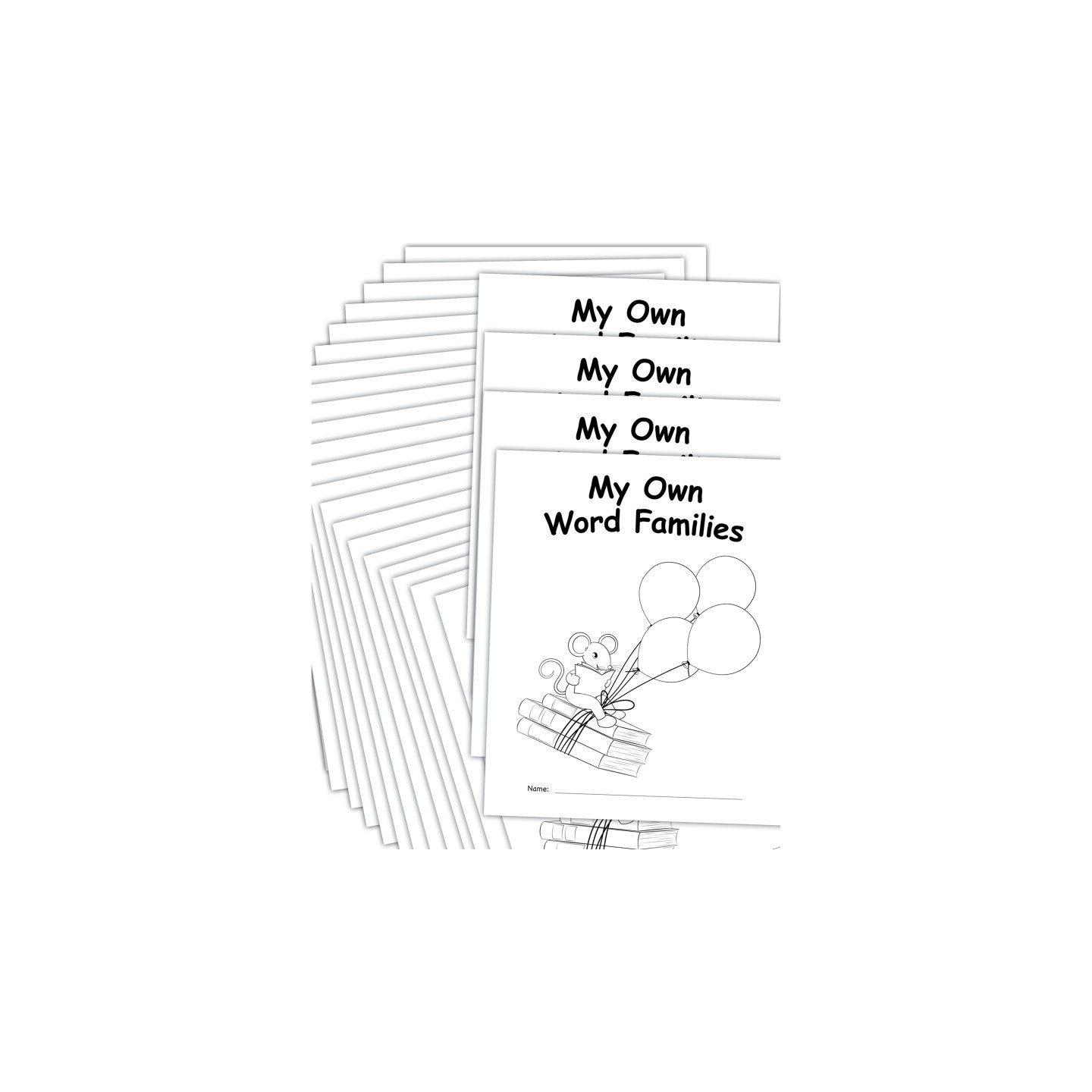 Teacher Created Resources® My Own Books: My Word Families Book, 25 Pack