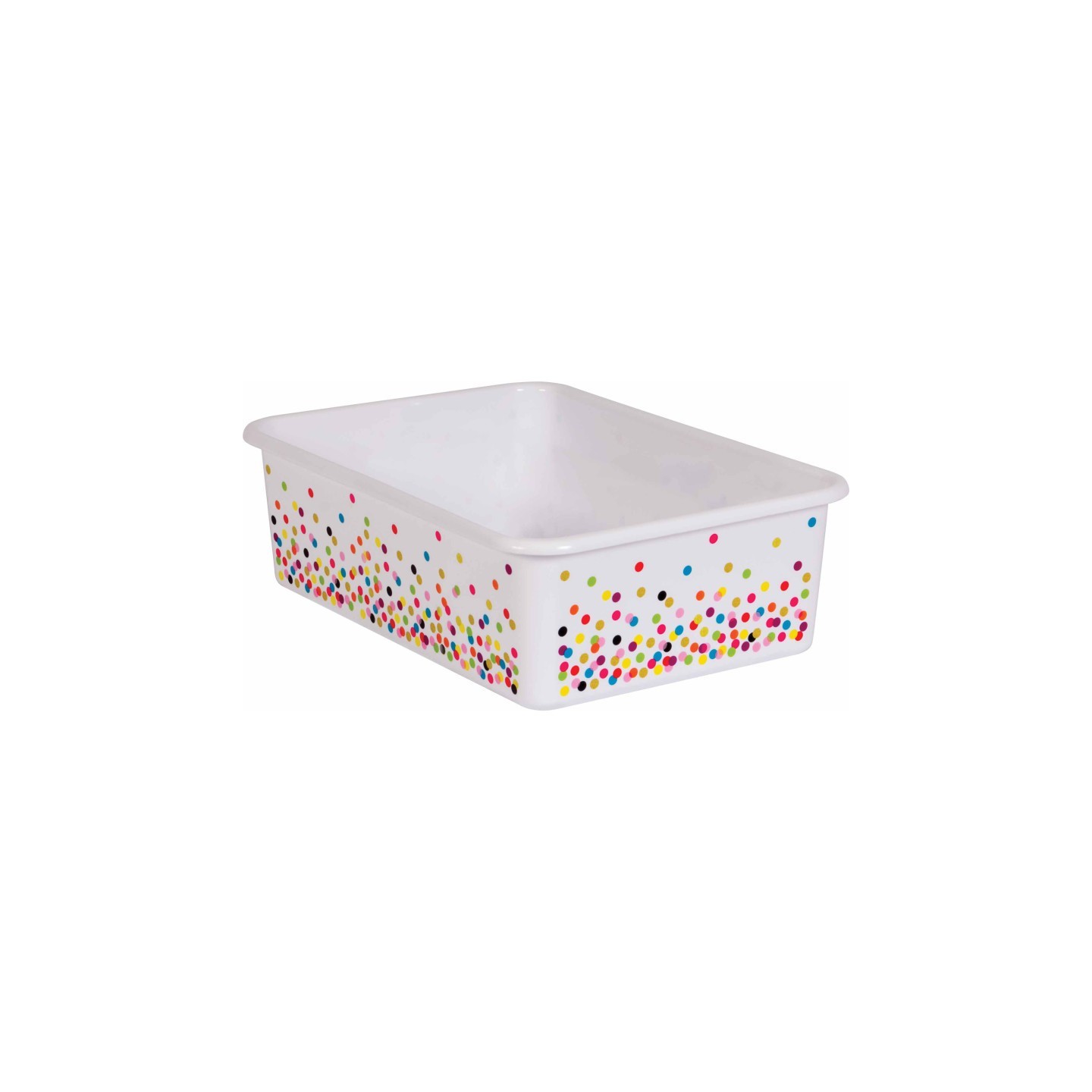 Teacher Created Resources® Confetti Large Plastic Storage Bin