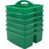 Teacher Created Resources® Green Plastic Storage Caddy, Pack of 6