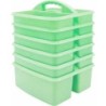 Teacher Created Resources® Mint Plastic Storage Caddy, Pack of 6
