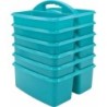 Teacher Created Resources® Teal Plastic Storage Caddy, Pack of 6