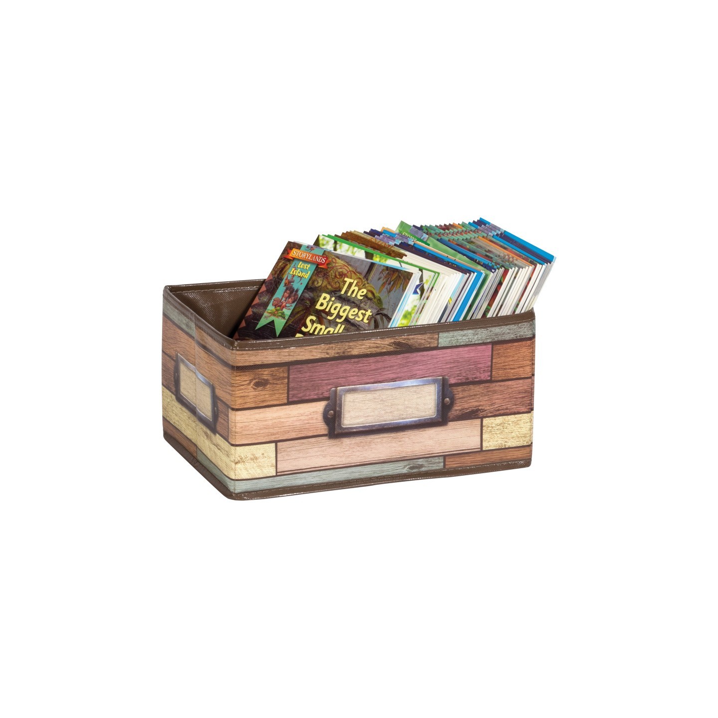 Teacher Created Resources® Reclaimed Wood Design Small Storage Bin