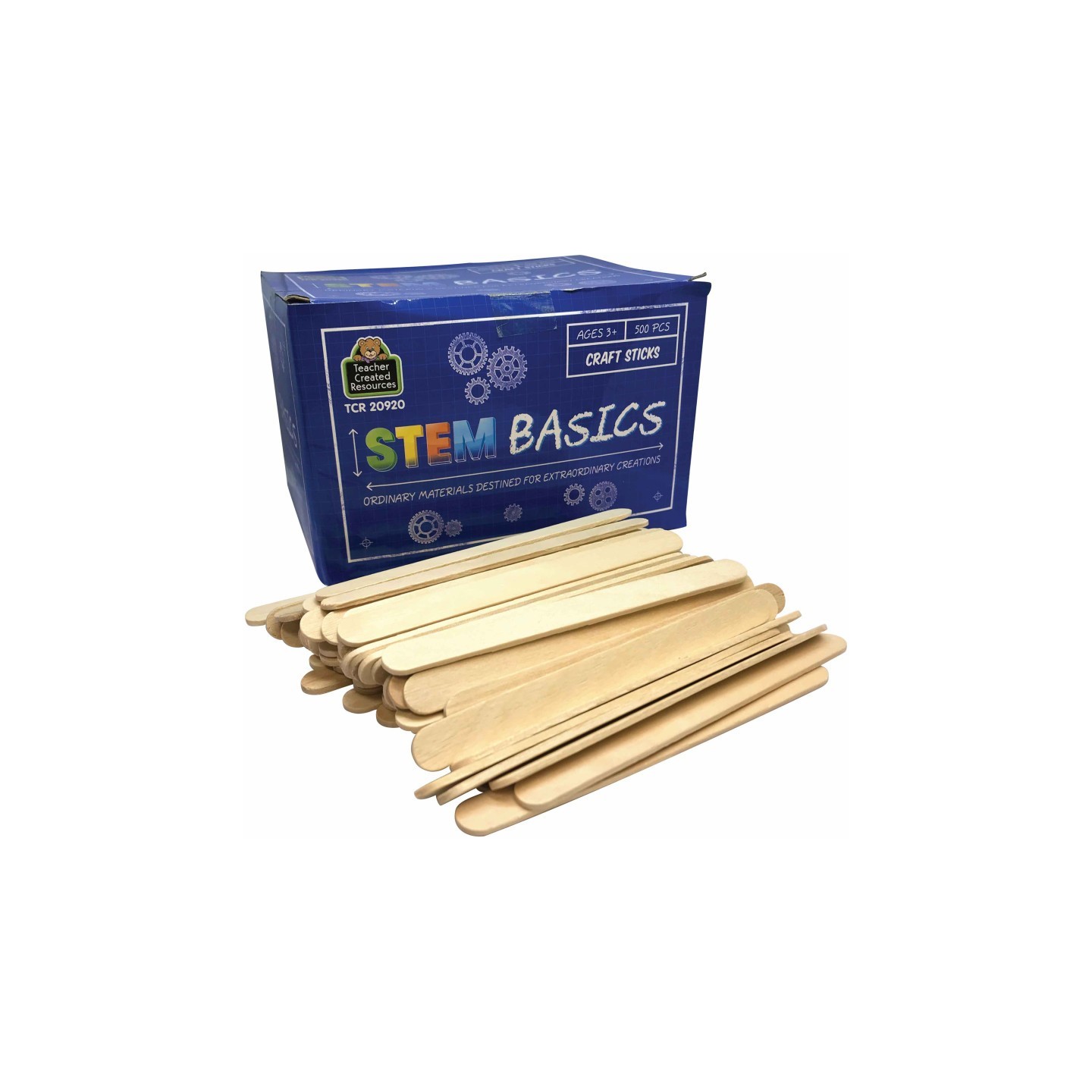 Teacher Created Resources® STEM Basics, Craft Sticks, Pack of 500