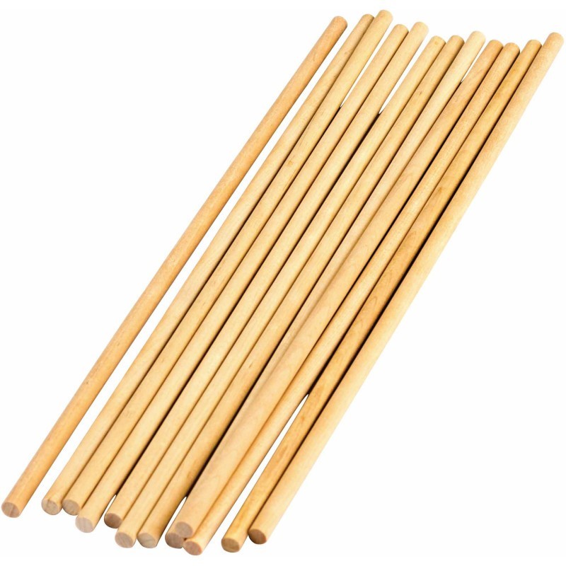 Teacher Created Resources® STEM Basics: 1/4" Wood Dowels, Pack of 12