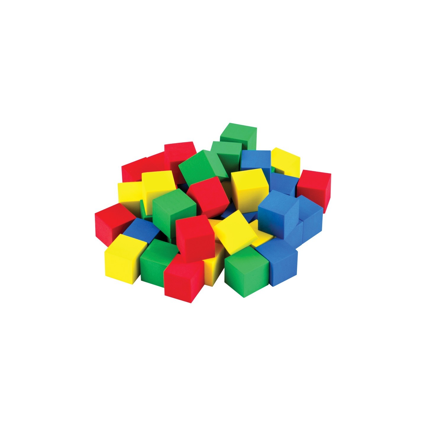 Teacher Created Resources® STEM Basics: Multicolor 3/4" Foam Cubes, Pack of 40
