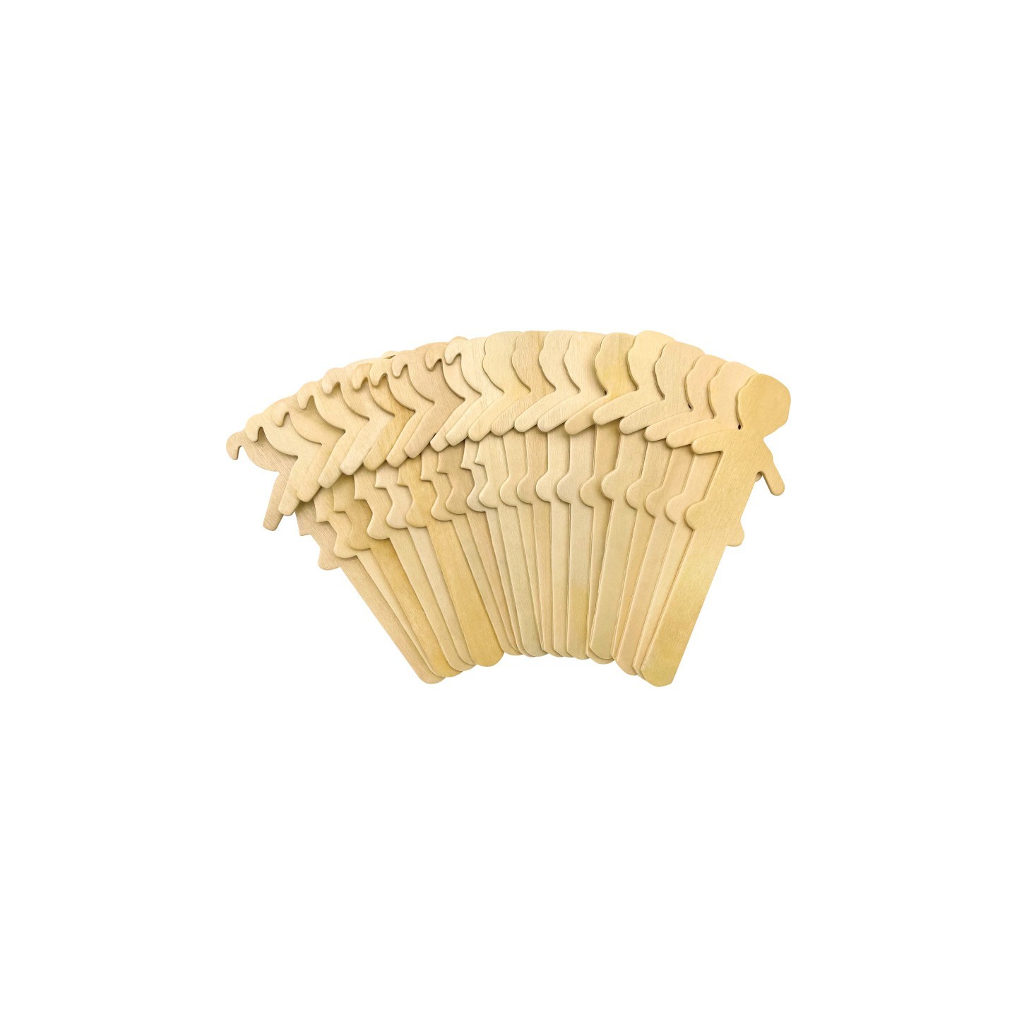 Teacher Created Resources® STEM Basics: People-Shaped Craft Sticks - 50 Count