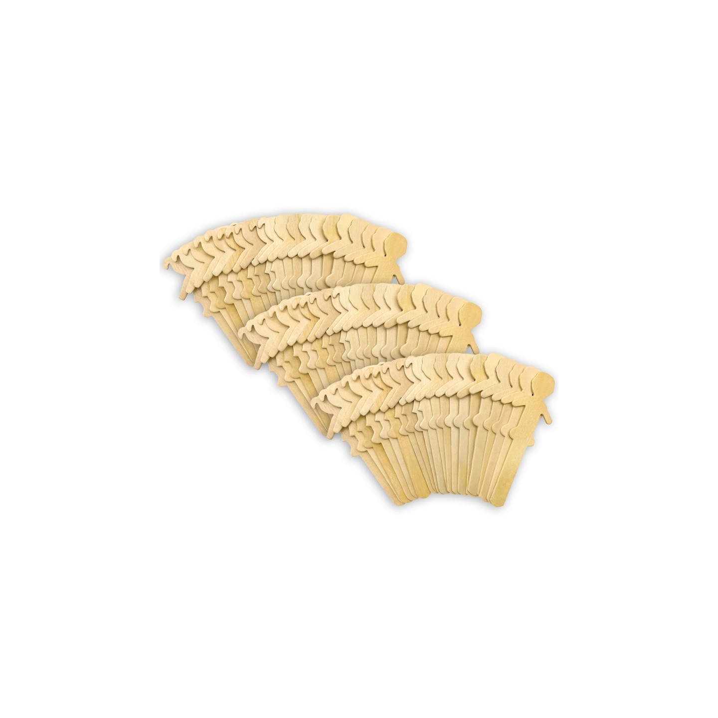 Teacher Created Resources® STEM Basics: People-Shaped Craft Sticks - 50 Per Pack, 3 Packs