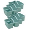 Teacher Created Resources® Plastic Storage Caddy, Calming Blue, Pack of 6