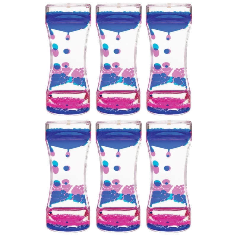 Teacher Created Resources® Blue & Pink Liquid Motion Bubbler, Pack of 6