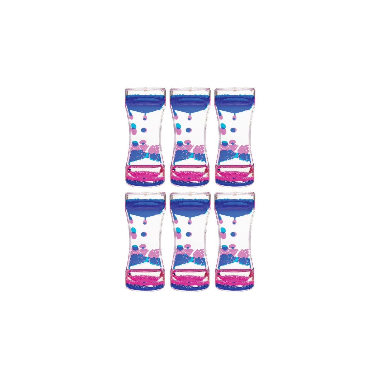 Teacher Created Resources® Blue & Pink Liquid Motion Bubbler, Pack of 6