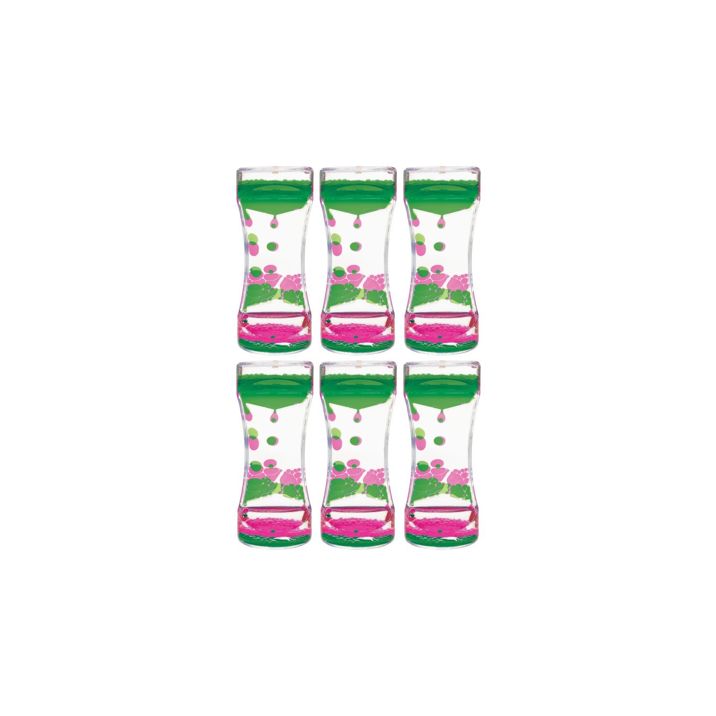 Teacher Created Resources® Pink & Green Liquid Motion Bubbler, Pack of 6