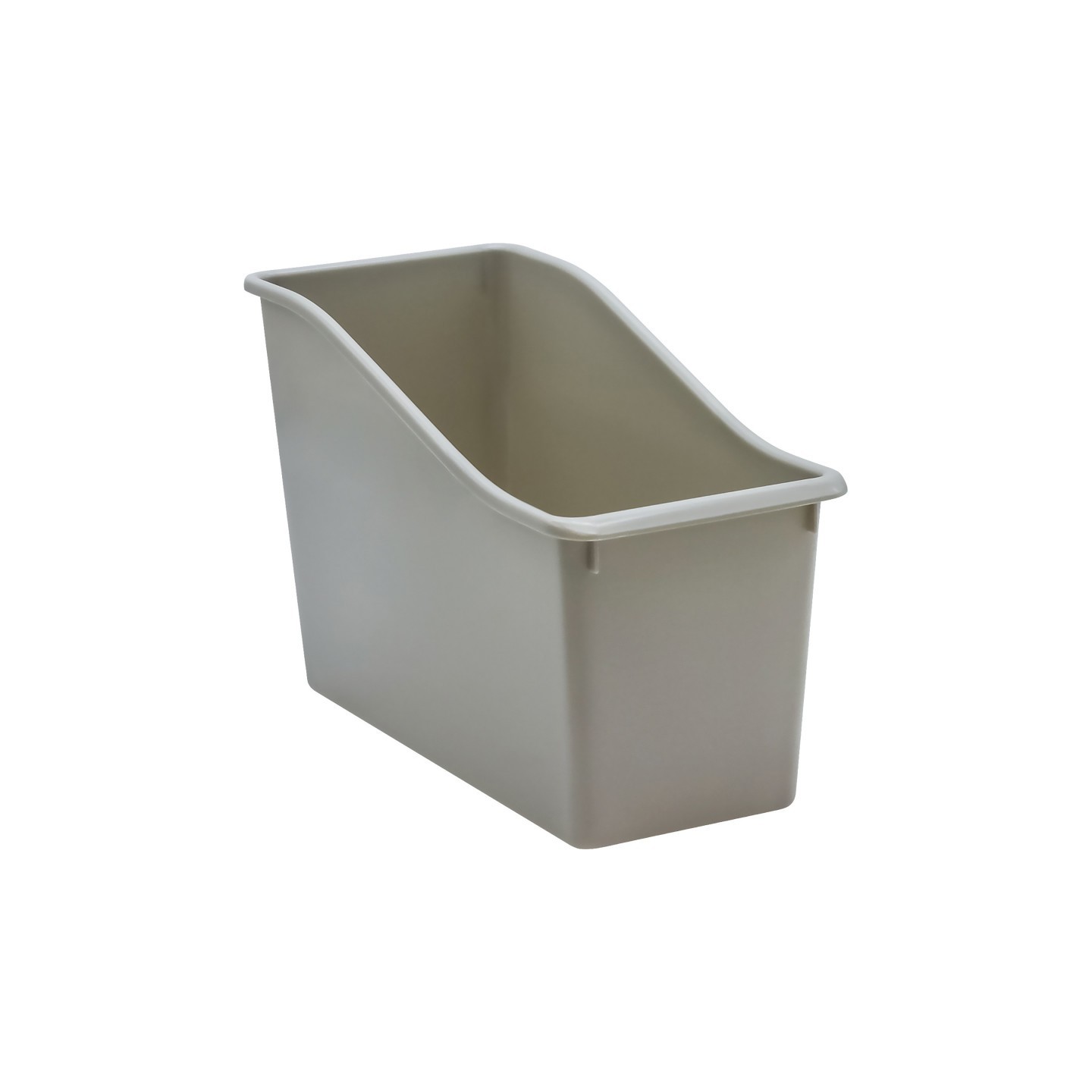 Teacher Created Resources® Plastic Book Bin, Gray