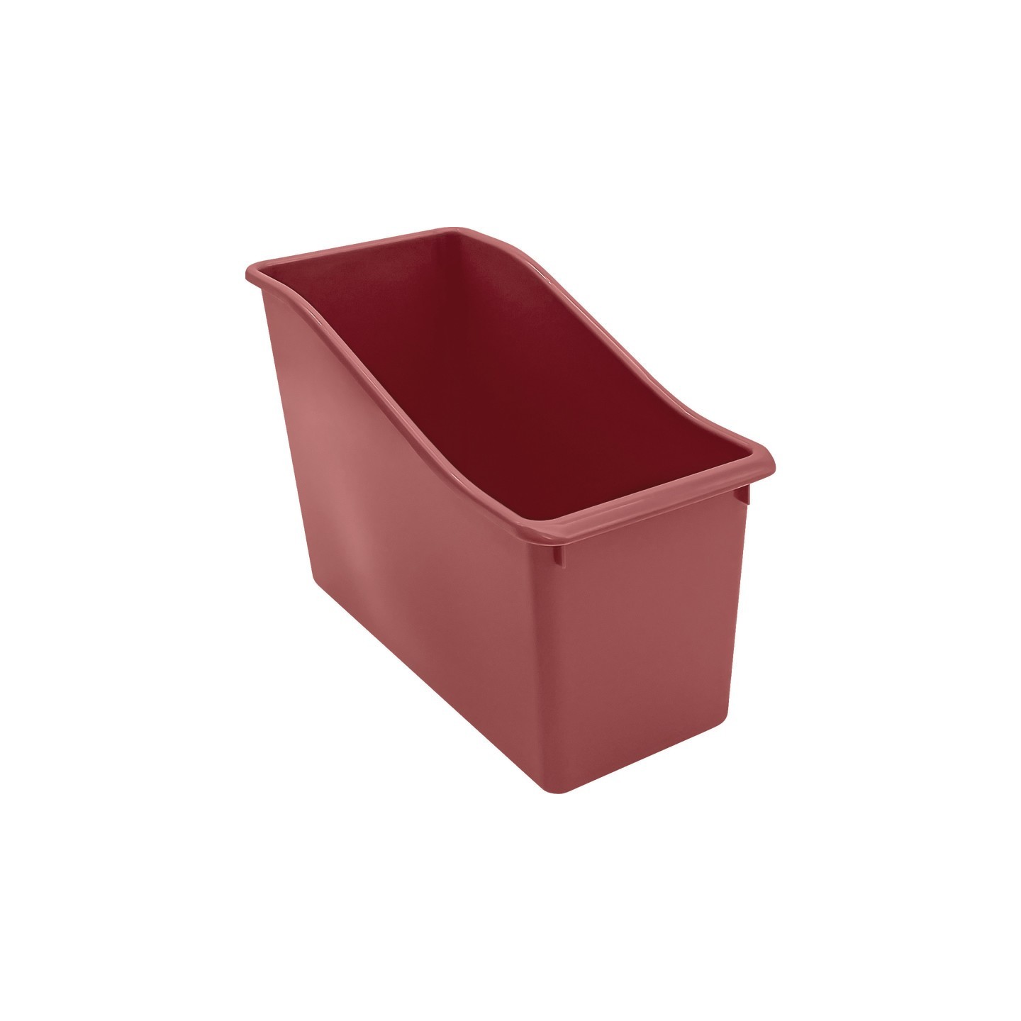 Teacher Created Resources® Plastic Book Bin, Deep Rose