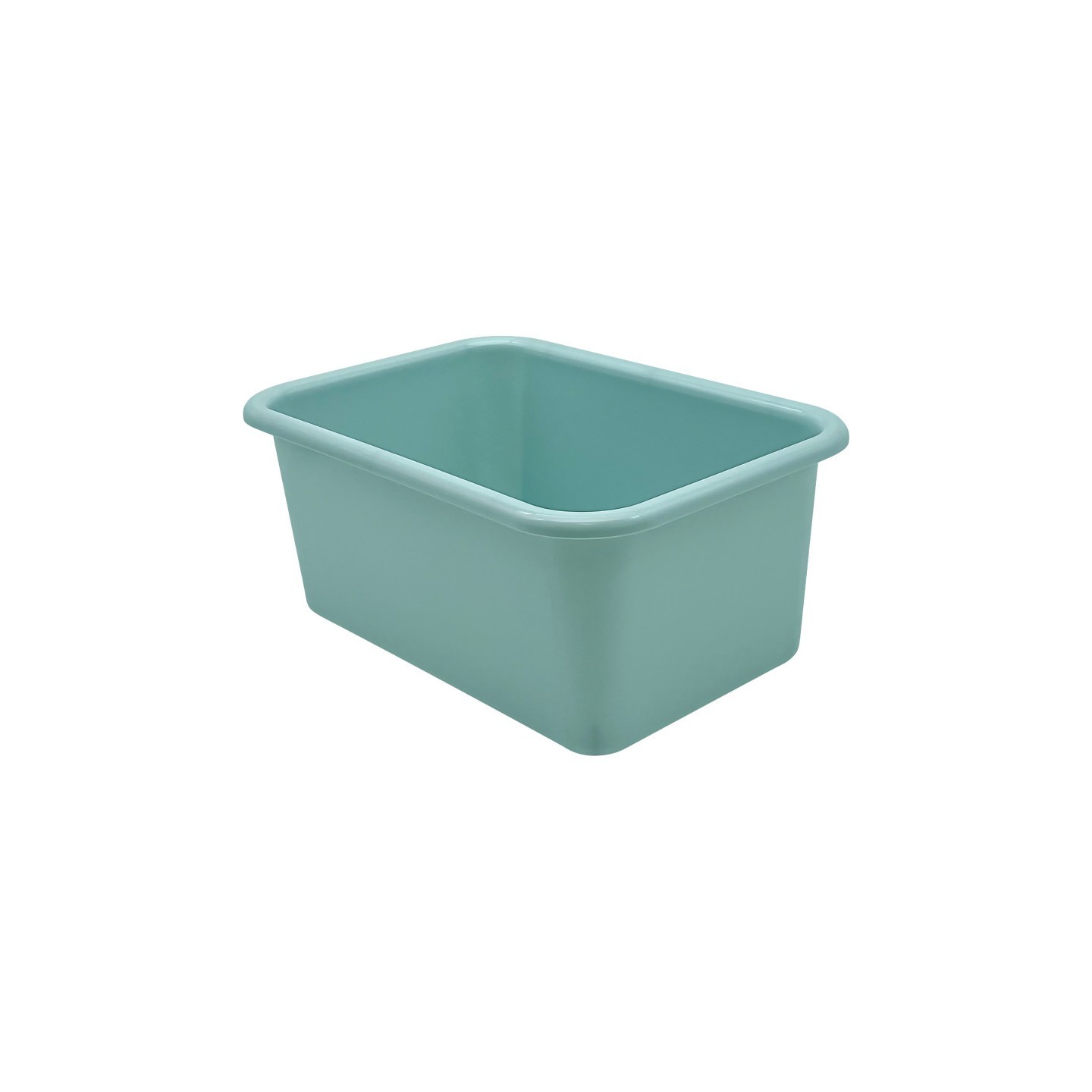 Teacher Created Resources® Small Plastic Storage Bin, Calming Blue