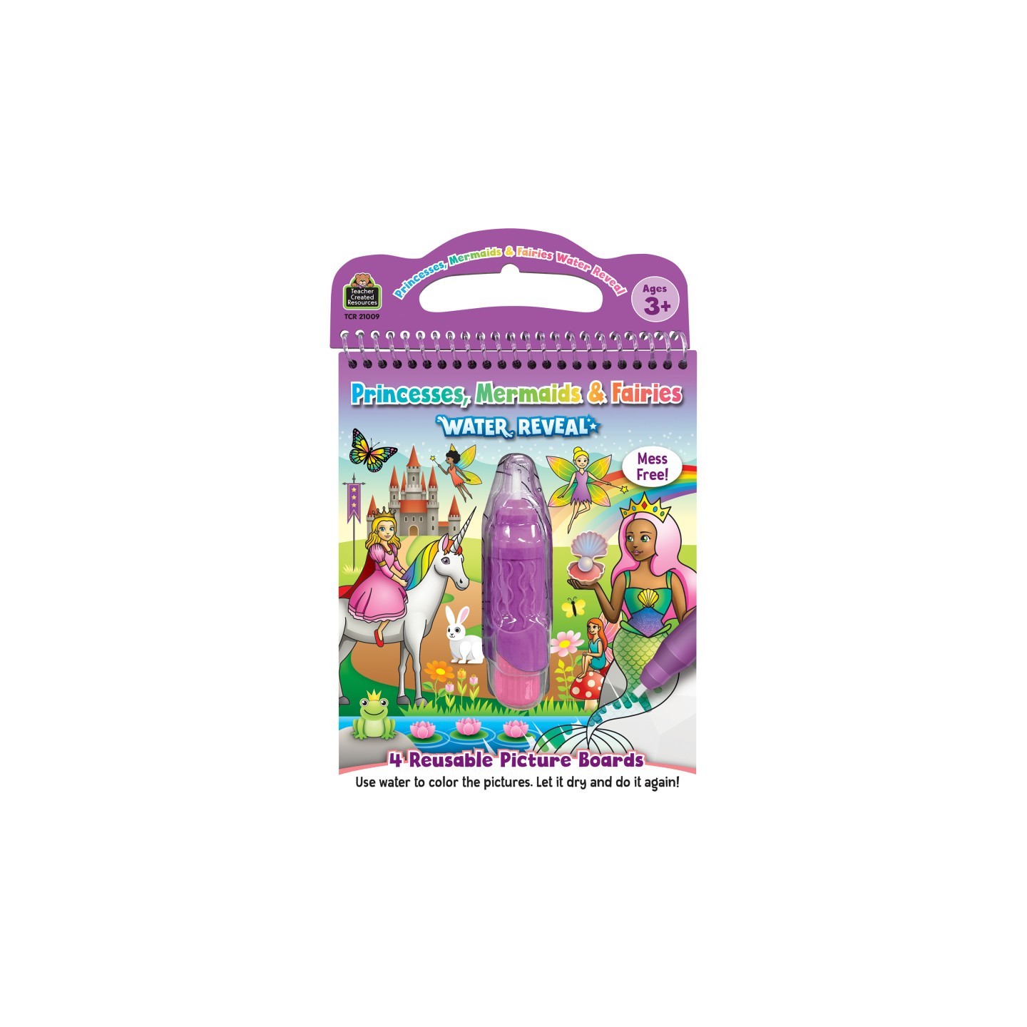 Teacher Created Resources® Princesses, Mermaids & Fairies Water Reveal